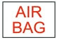 Значок подушки AIRBAG 3