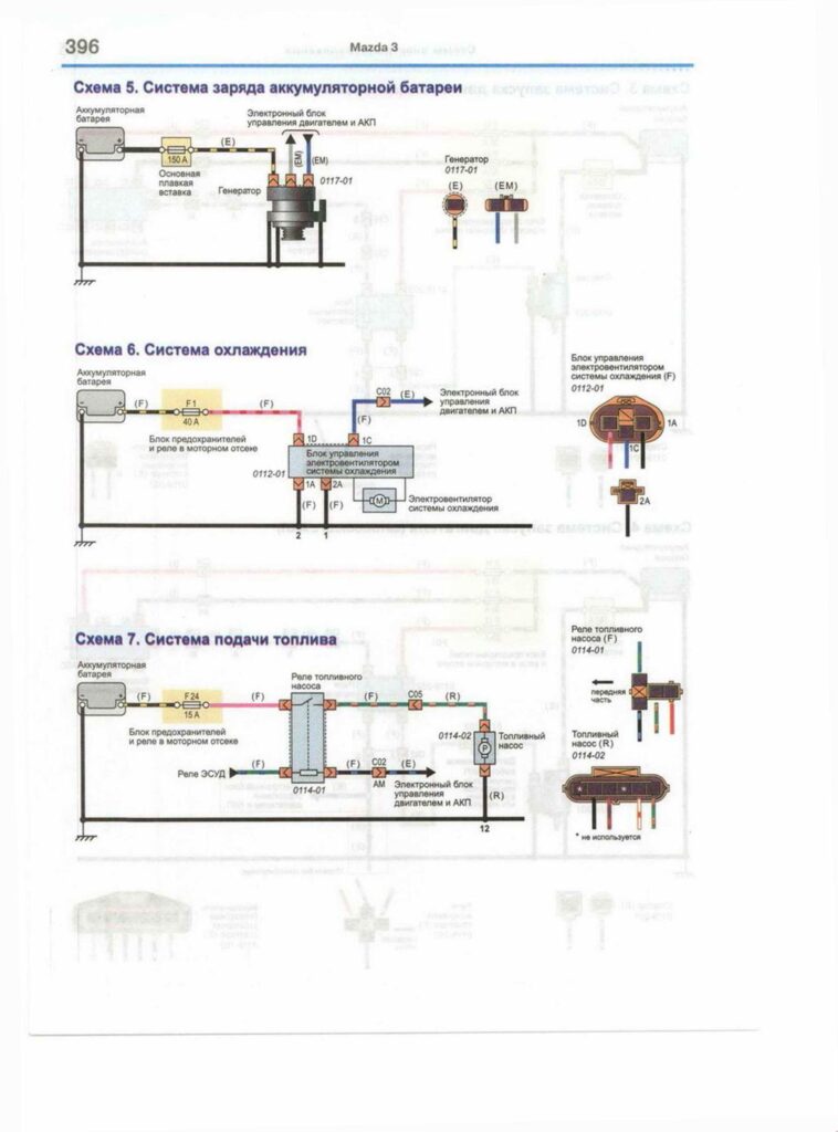 Схема системы заряда аккумулятора