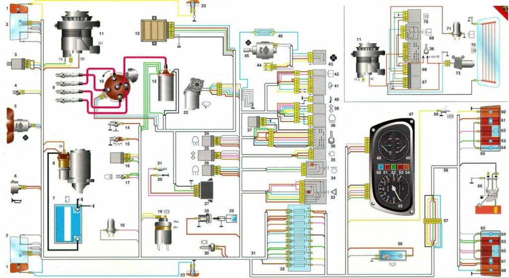 Схема ЗАЗ-110206 Таврия