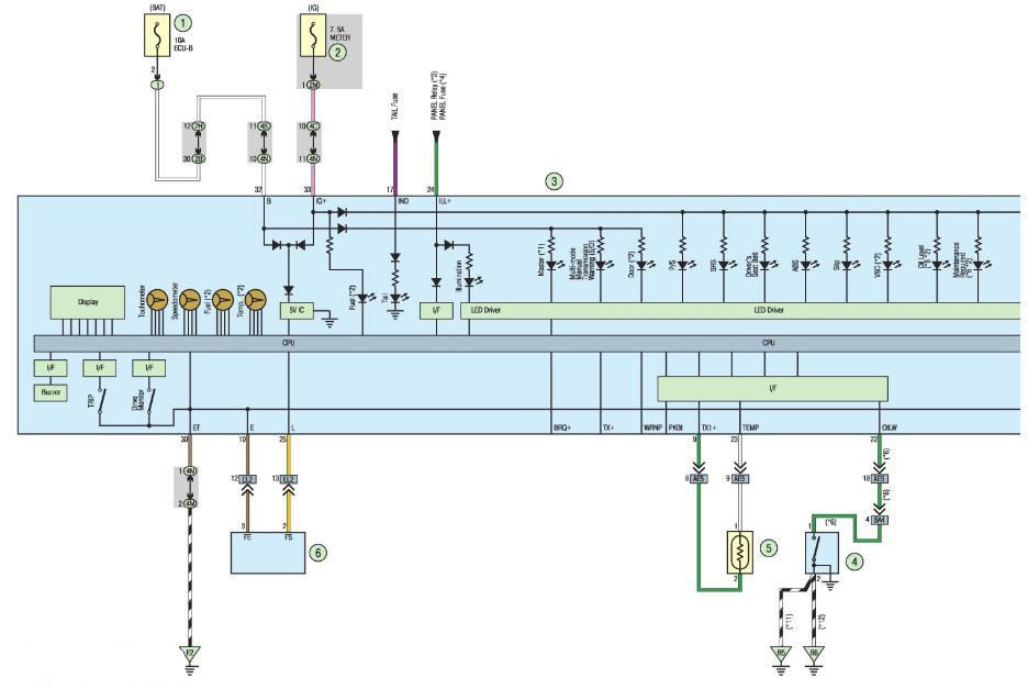 Электрические схемы Тойота Королла
