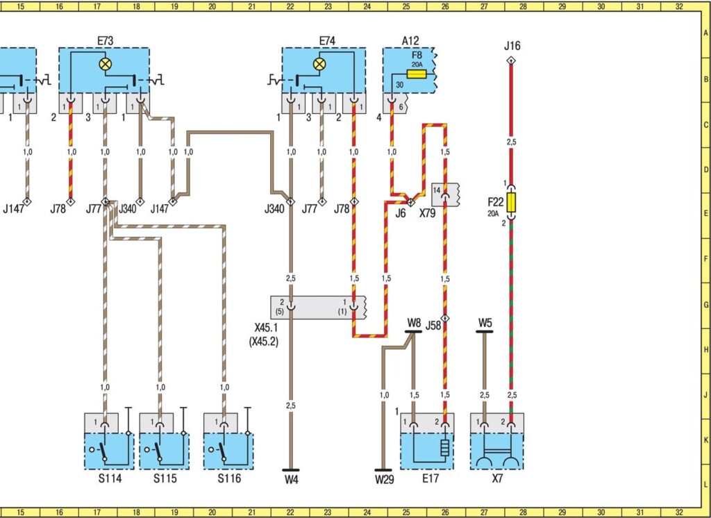Указатели поворота, аварийная световая сигнализация — электрическая схема - 3