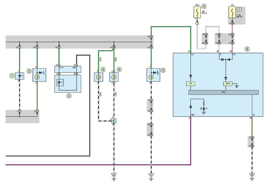 Задние фонари Тойота королла 2