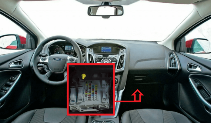 Предохранители и реле Форд Фокус 3 в салоне